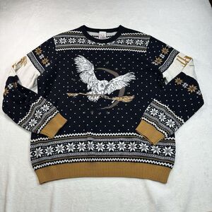 Harry Potter Hedwig Christmas Sweater Numskull Wizarding World L US Ugly Knit
